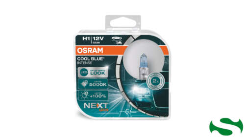 COPPIA LAMPADE OSRAM 12V H1 55W P14.5s COOL BLUE INTENSE (NEXT GEN) 5000K