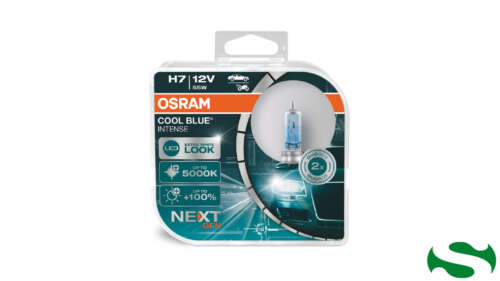COPPIA LAMPADE OSRAM 12V H7 55W PX26d COOL BLUE INTENSE (NEXT GEN) 5000K
