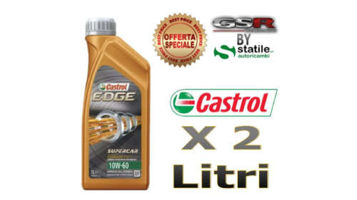 2 Litri Olio Castrol 10W60 Edge Titanium FST Supercar BMW Medelli M Tagliando