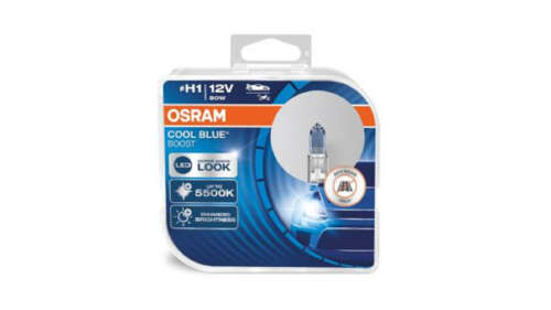 Coppia-Kit 2 Lampade Osram 12v-h1 cool blue boost 5000k